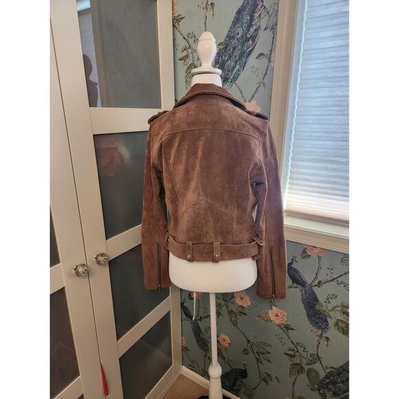 Blank NYC Suede Moto Jacket Size S - Picture 2 of 4